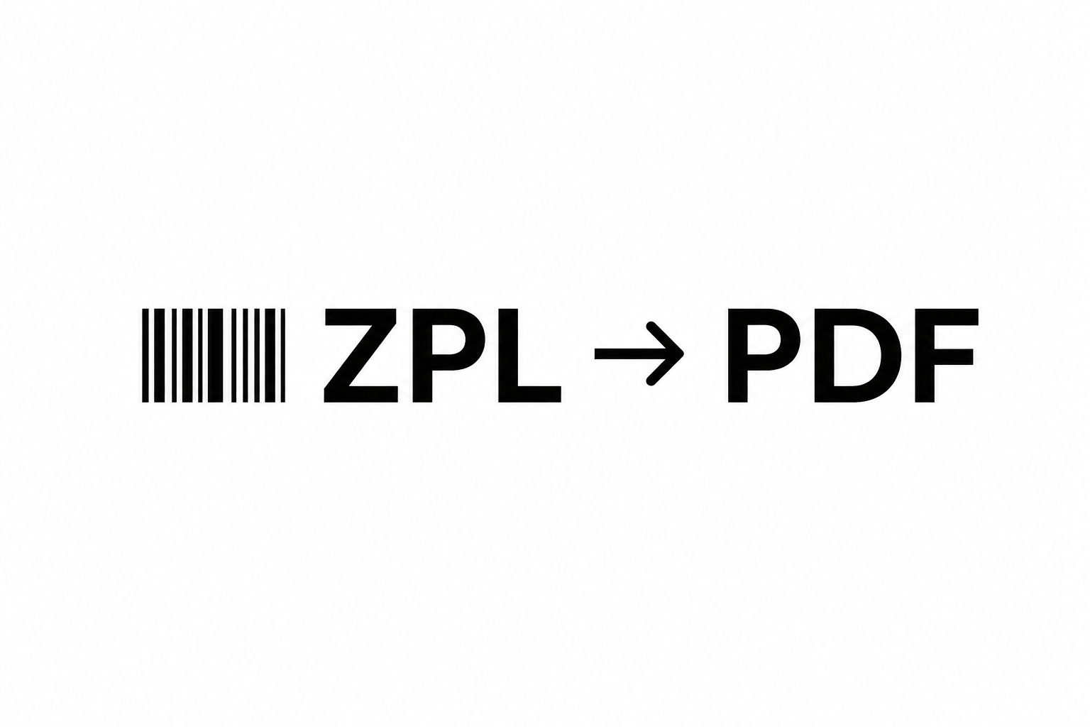 Converter ZPL para PDF